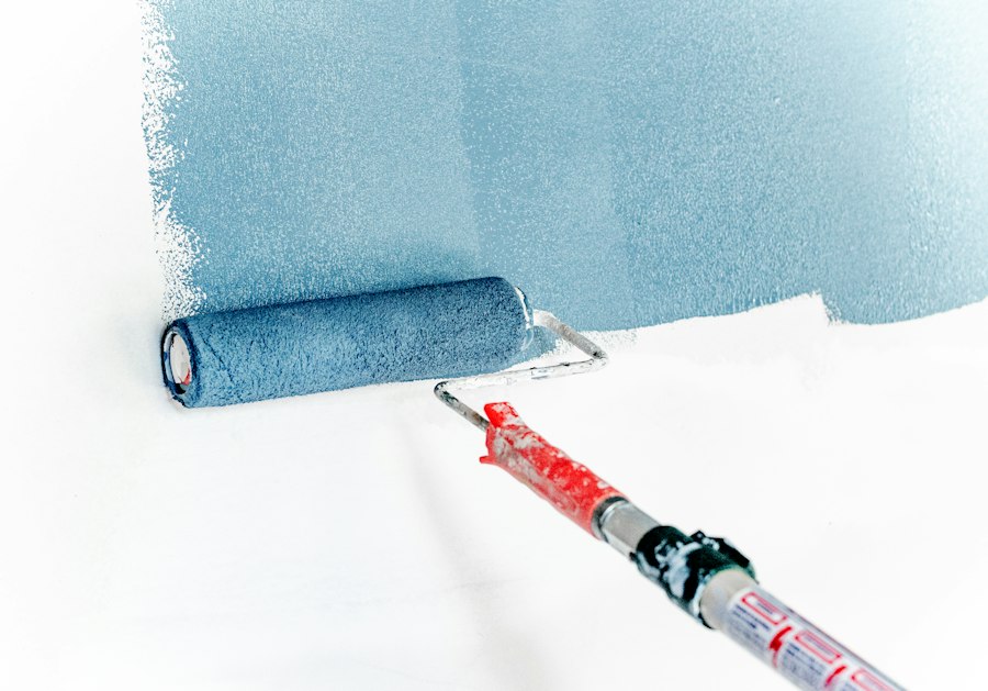 Illustrative paint service photograph